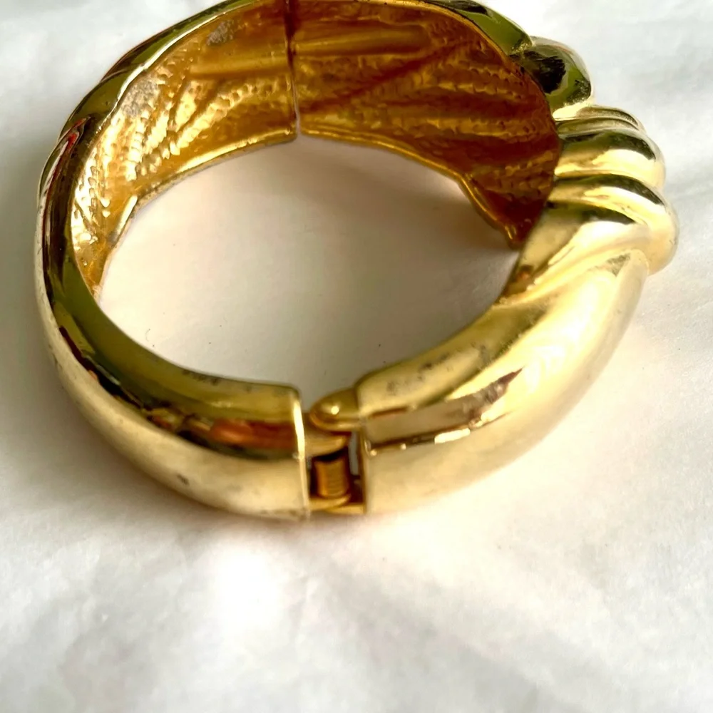 Vintage Gold Bangle Heavy Weight